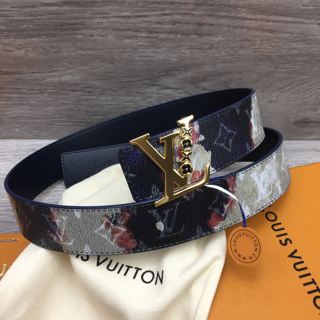 Louis Vuitton Men's Reversible Canvas Belt