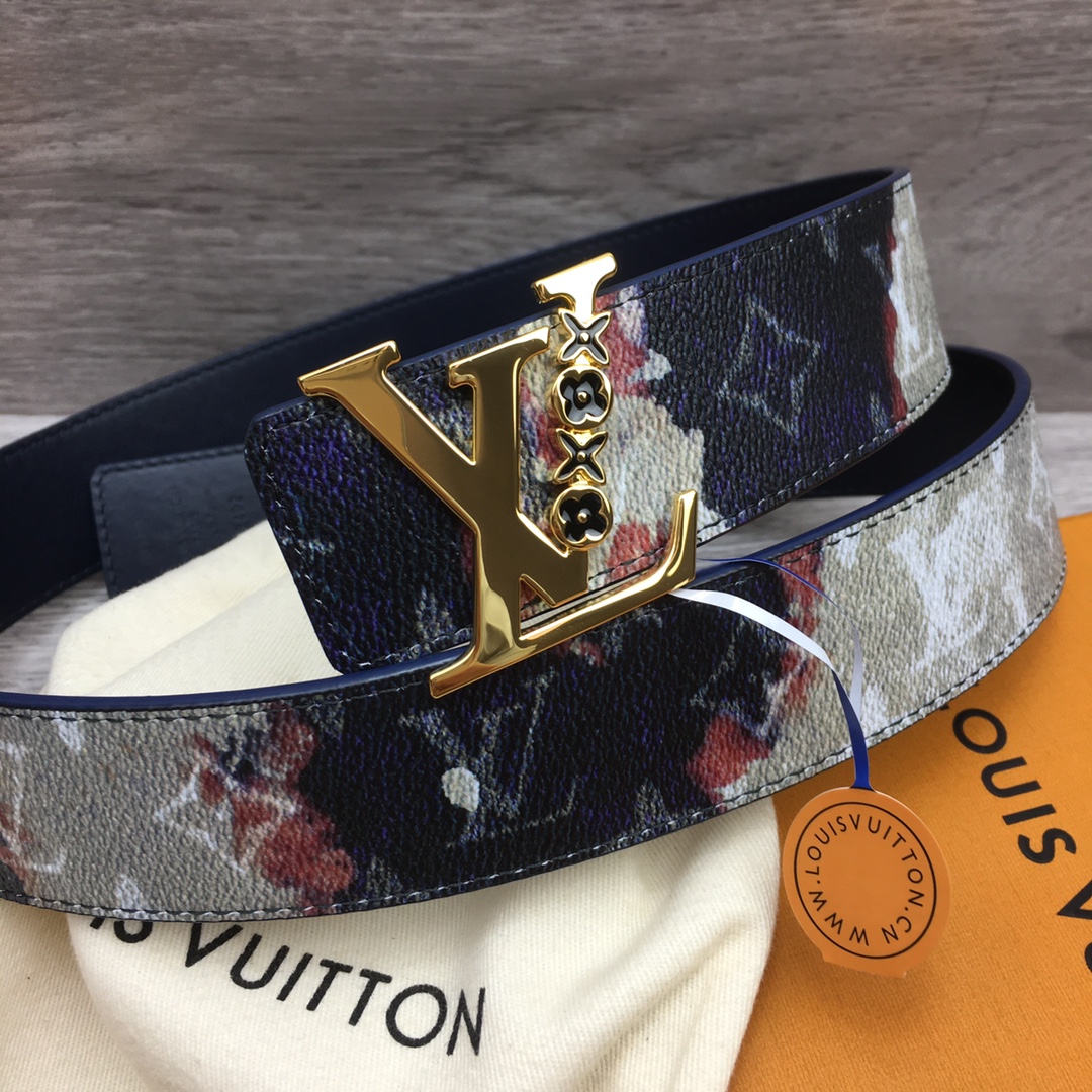 Louis Vuitton Men's Reversible Canvas Belt