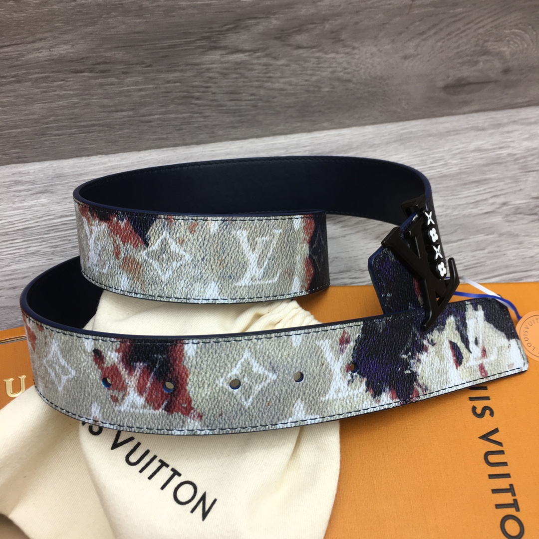 Louis Vuitton Men's Reversible Canvas Belt