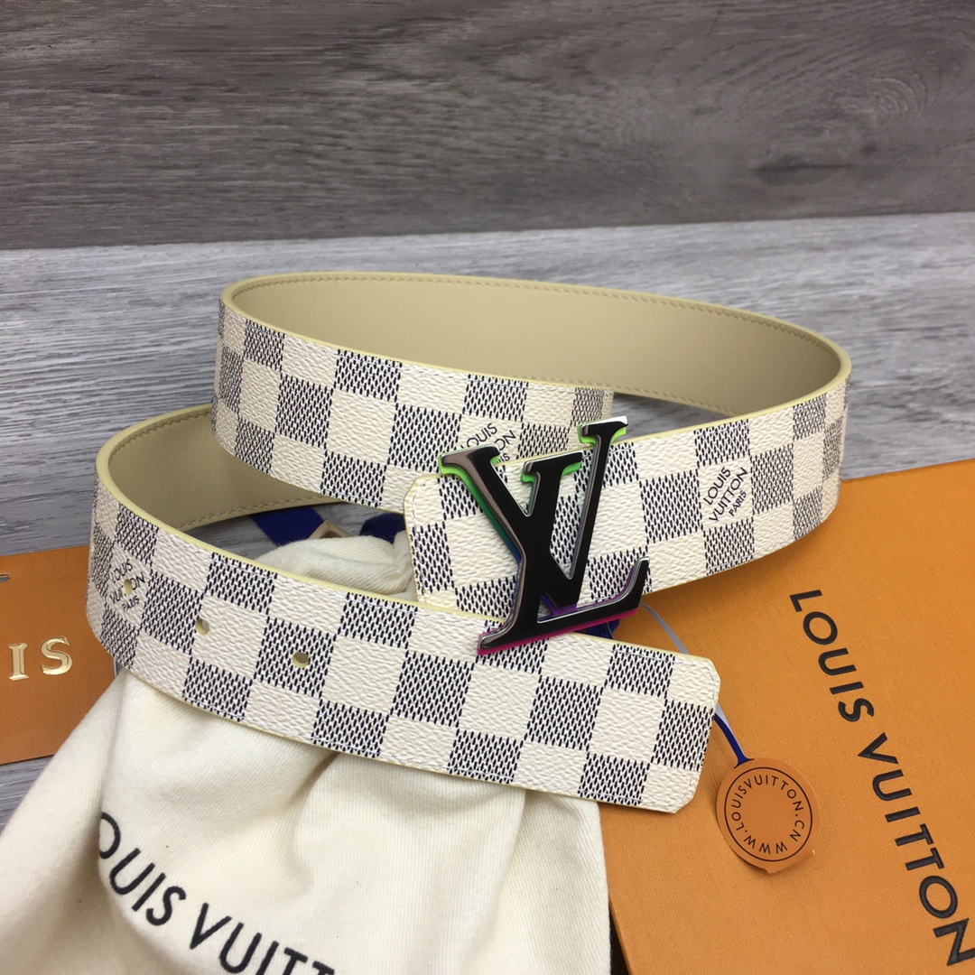 Louis Vuitton Men's Custom Canvas Reversible Belt