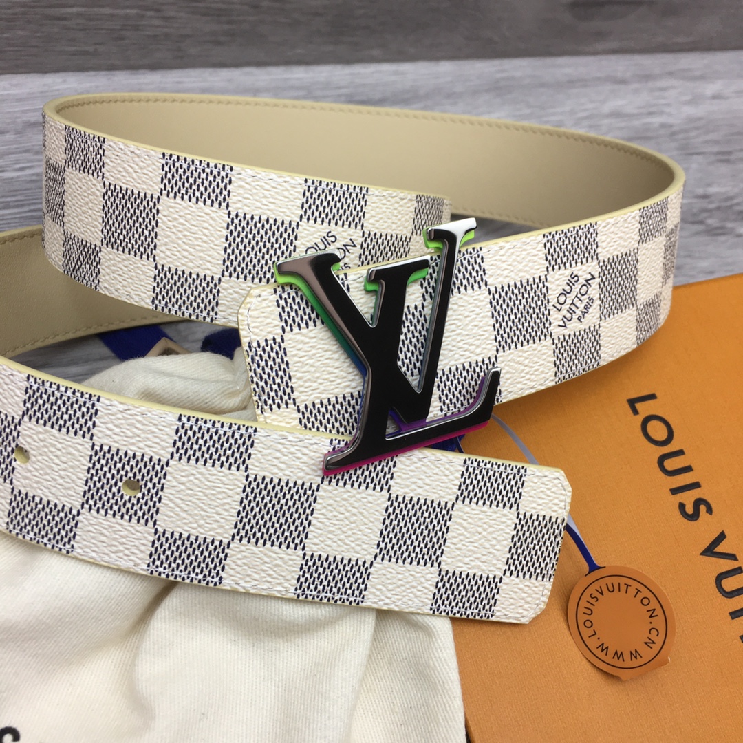 Louis Vuitton Men's Custom Canvas Reversible Belt