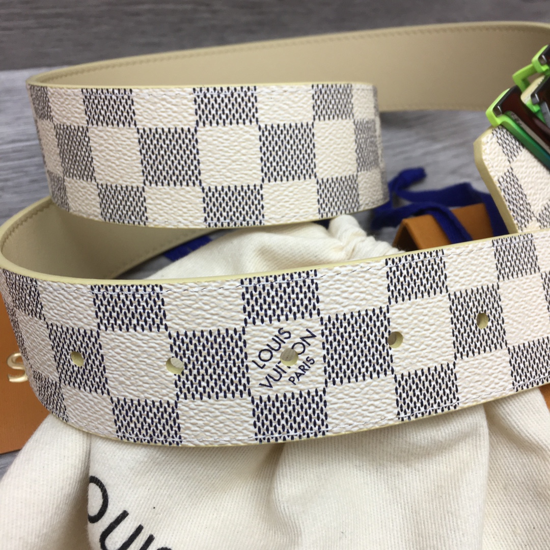 Louis Vuitton Men's Custom Canvas Reversible Belt