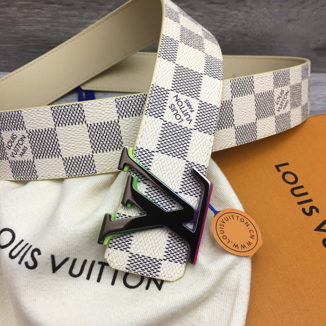 Louis Vuitton Men's Custom Canvas Reversible Belt