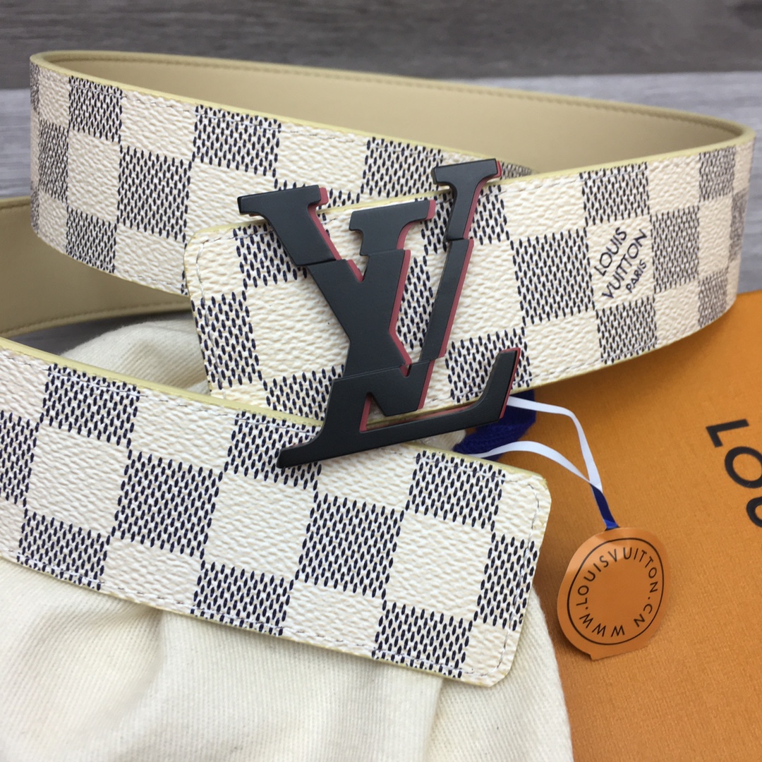 Louis Vuitton Men's Custom Canvas Reversible Belt