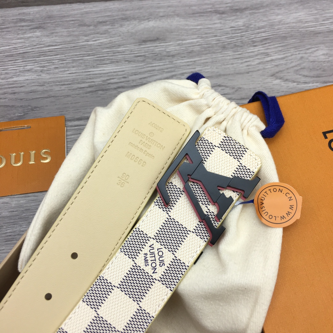 Louis Vuitton Men's Custom Canvas Reversible Belt