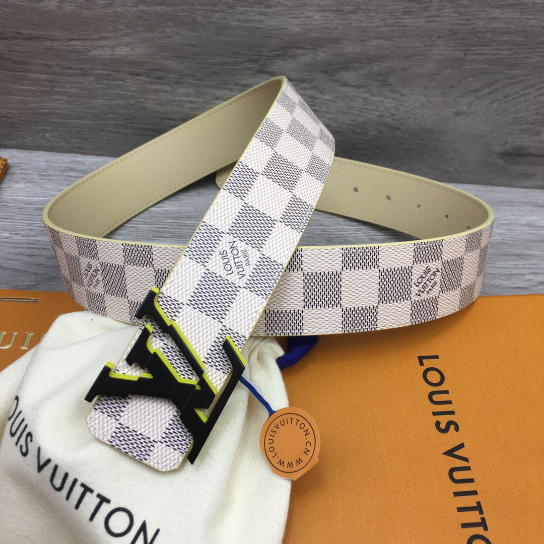 Louis Vuitton Men's Custom Canvas Reversible Belt