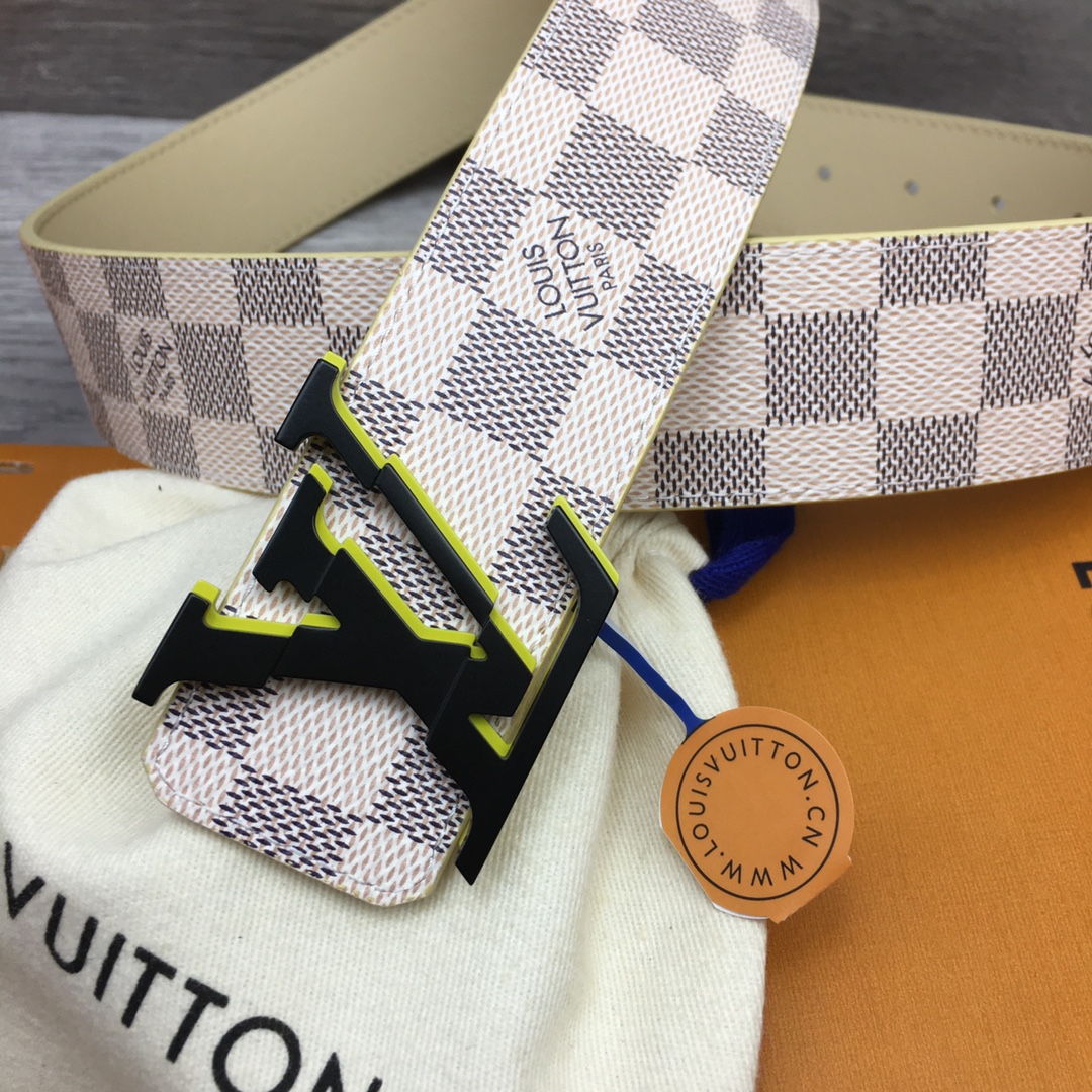 Louis Vuitton Men's Custom Canvas Reversible Belt