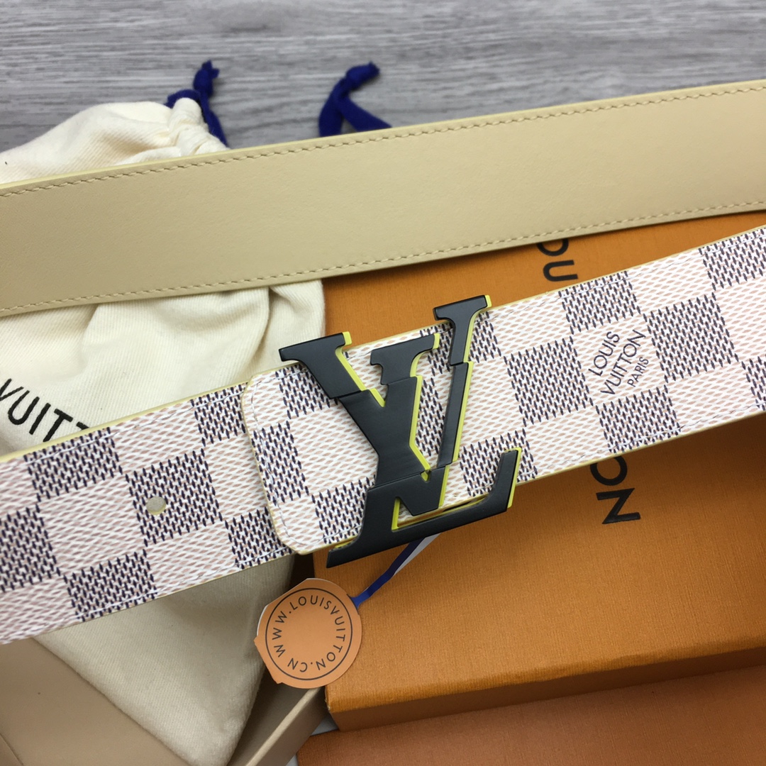 Louis Vuitton Men's Custom Canvas Reversible Belt