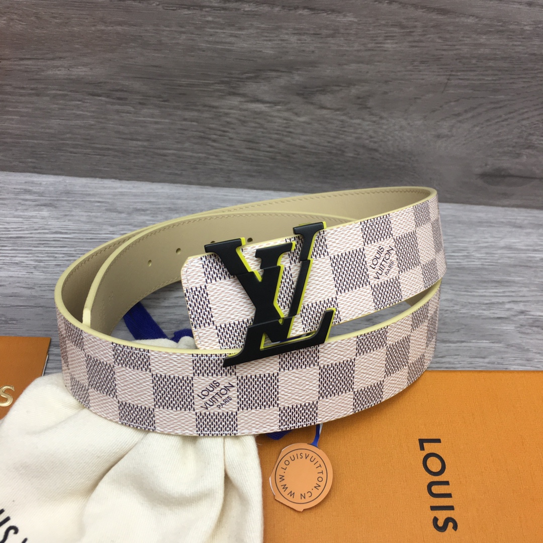 Louis Vuitton Men's Custom Canvas Reversible Belt