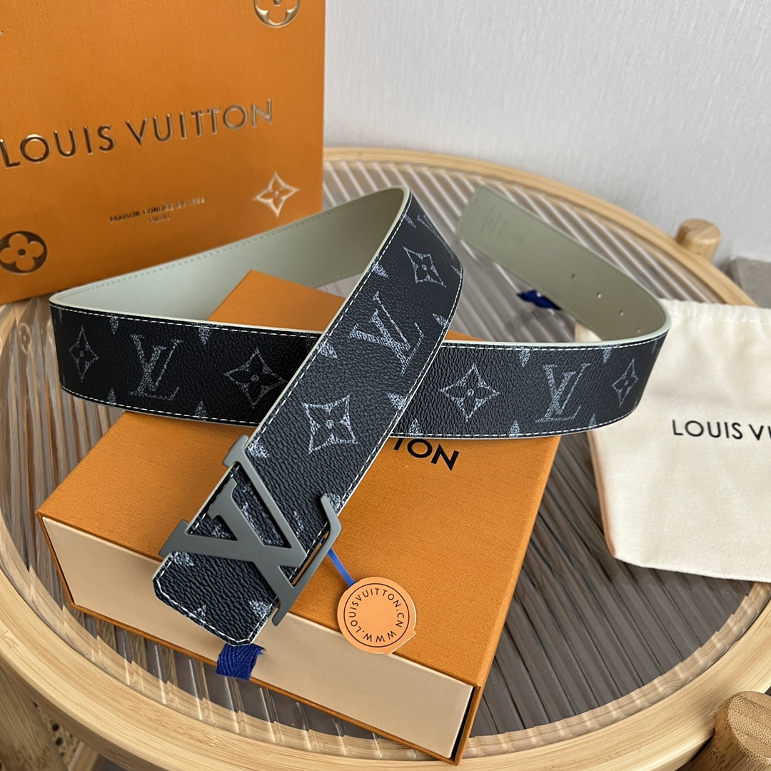 Louis Vuitton LV Custom 4cm Reversible Canvas Belt