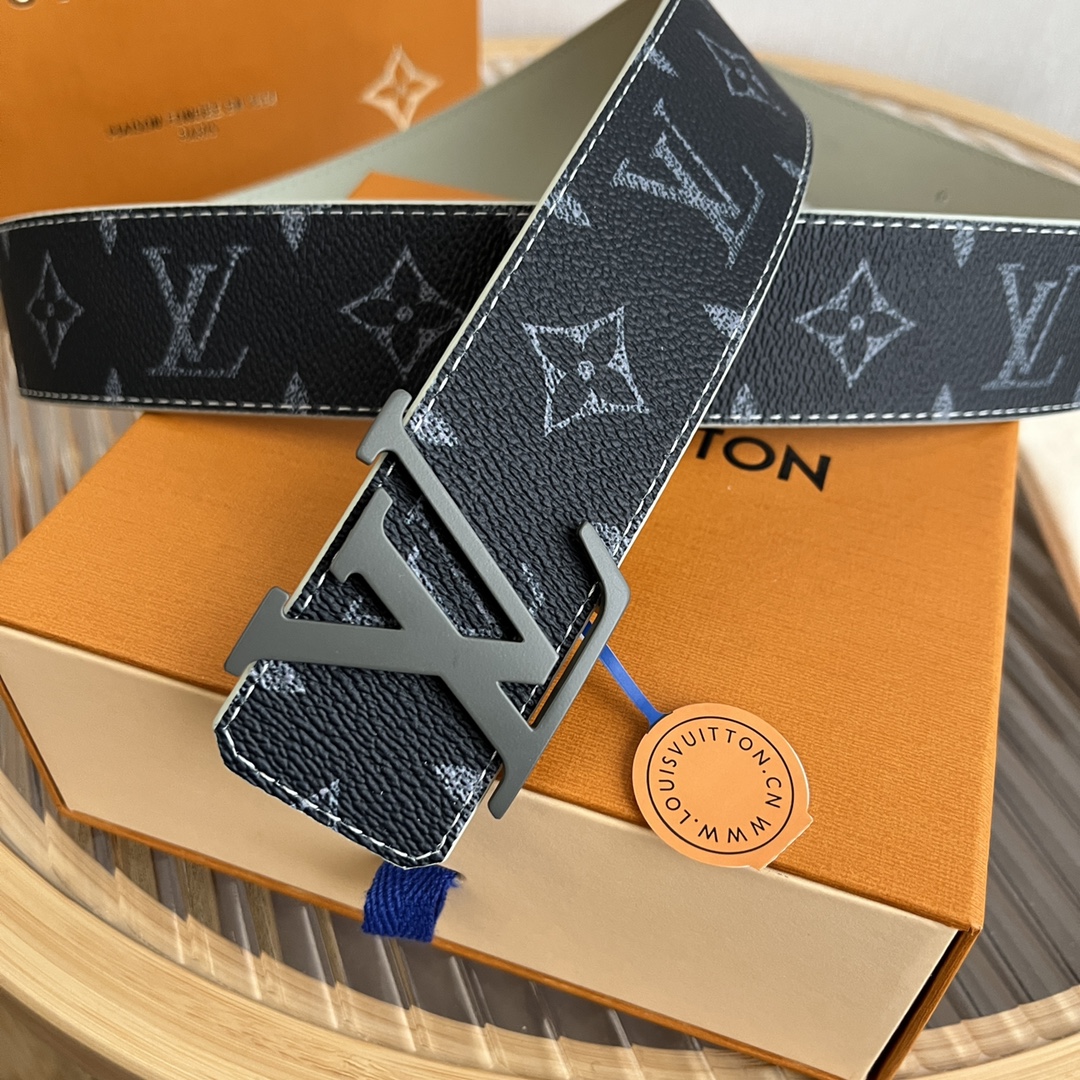 Louis Vuitton LV Custom 4cm Reversible Canvas Belt