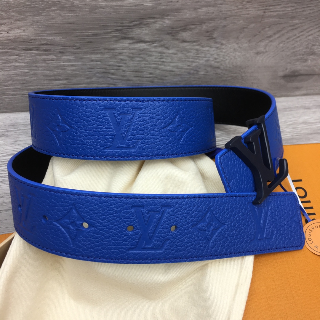 Louis Vuitton Men's Togo Embossed Leather Belt