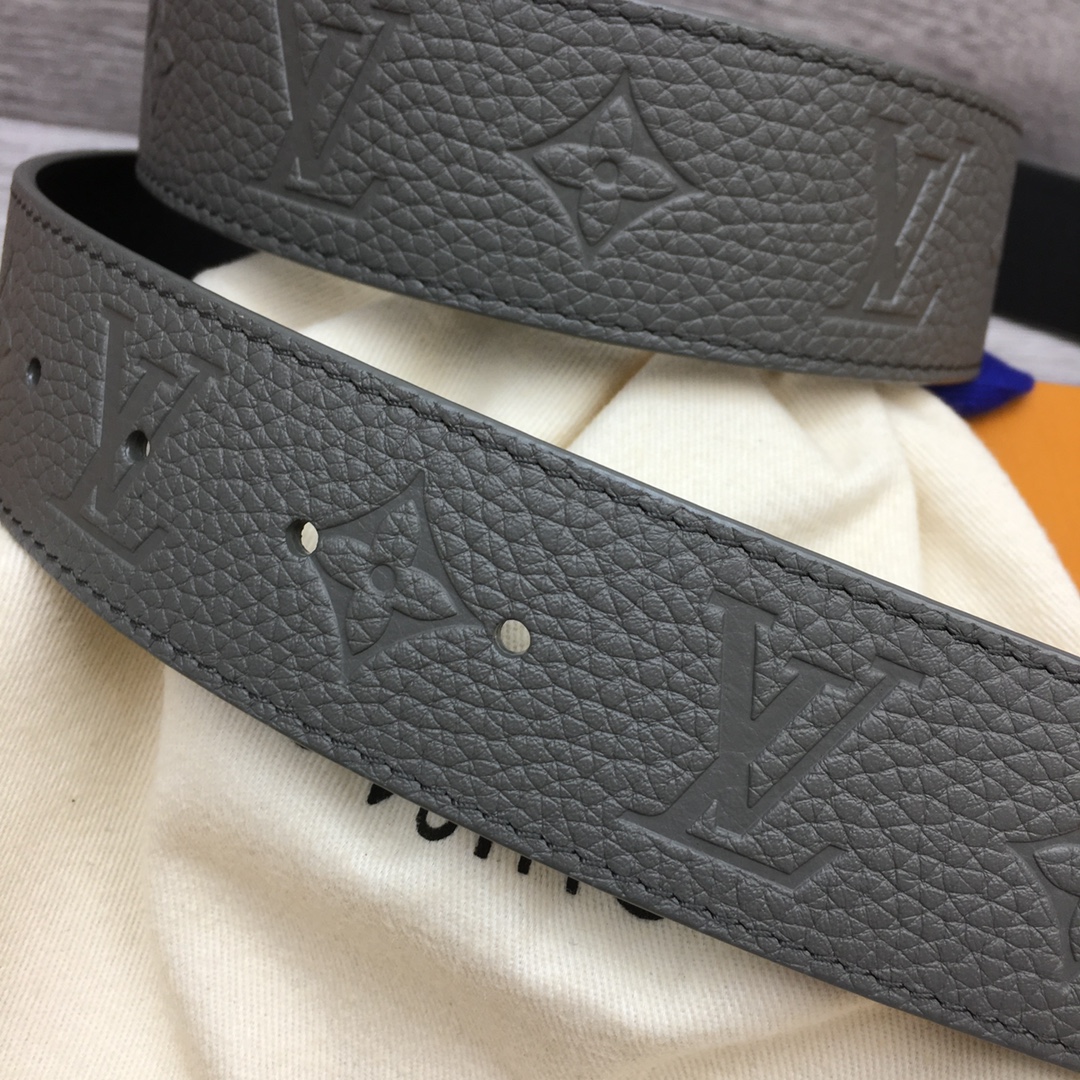 Louis Vuitton Men's Togo Embossed Leather Belt