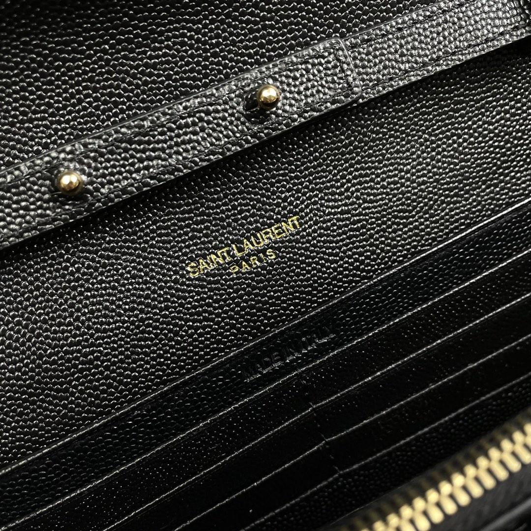 Saint Laurent Monogram Caviar Textured Envelope Bag YSL