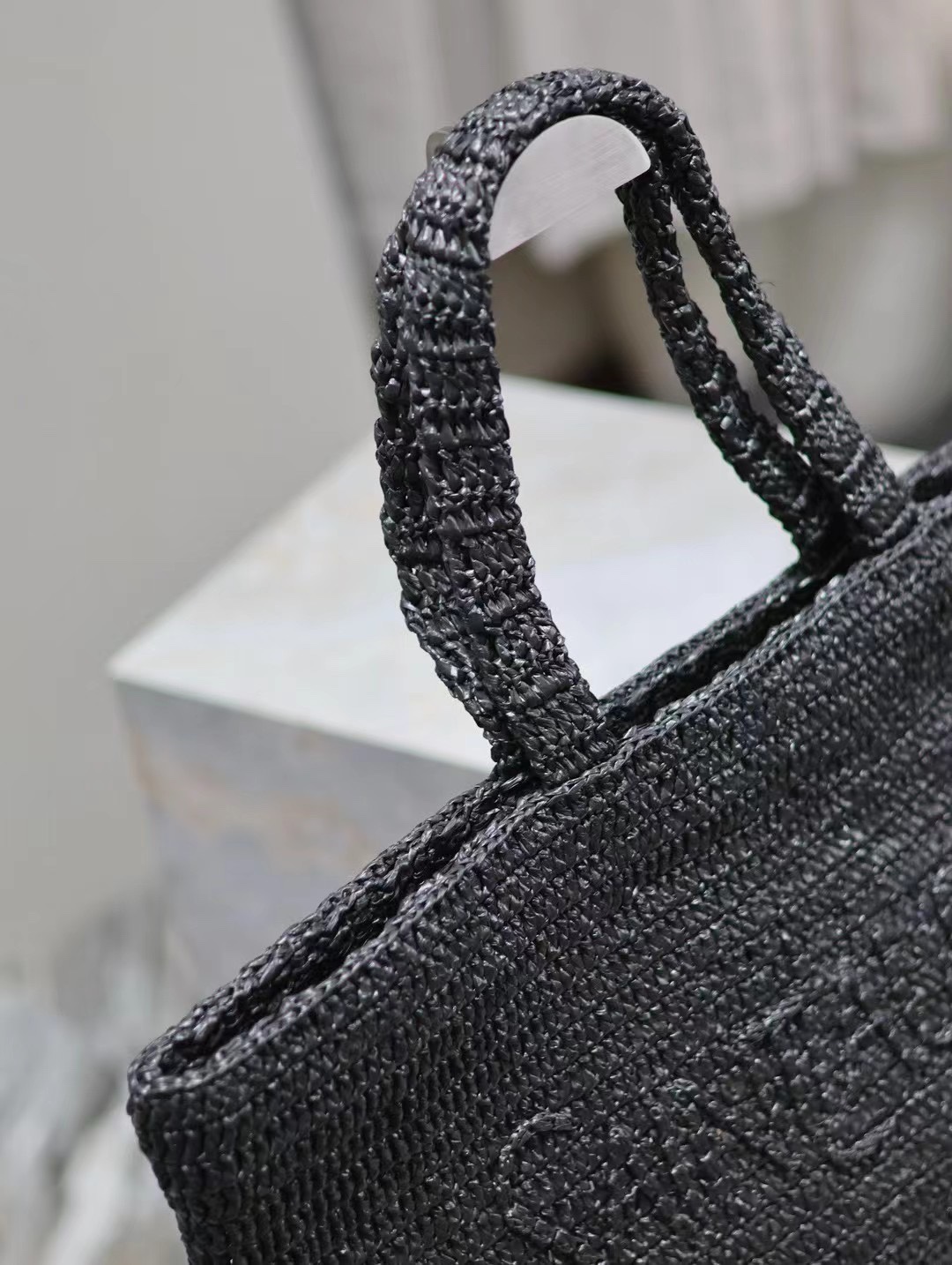 Saint Laurent Woven Tote Bag YSL