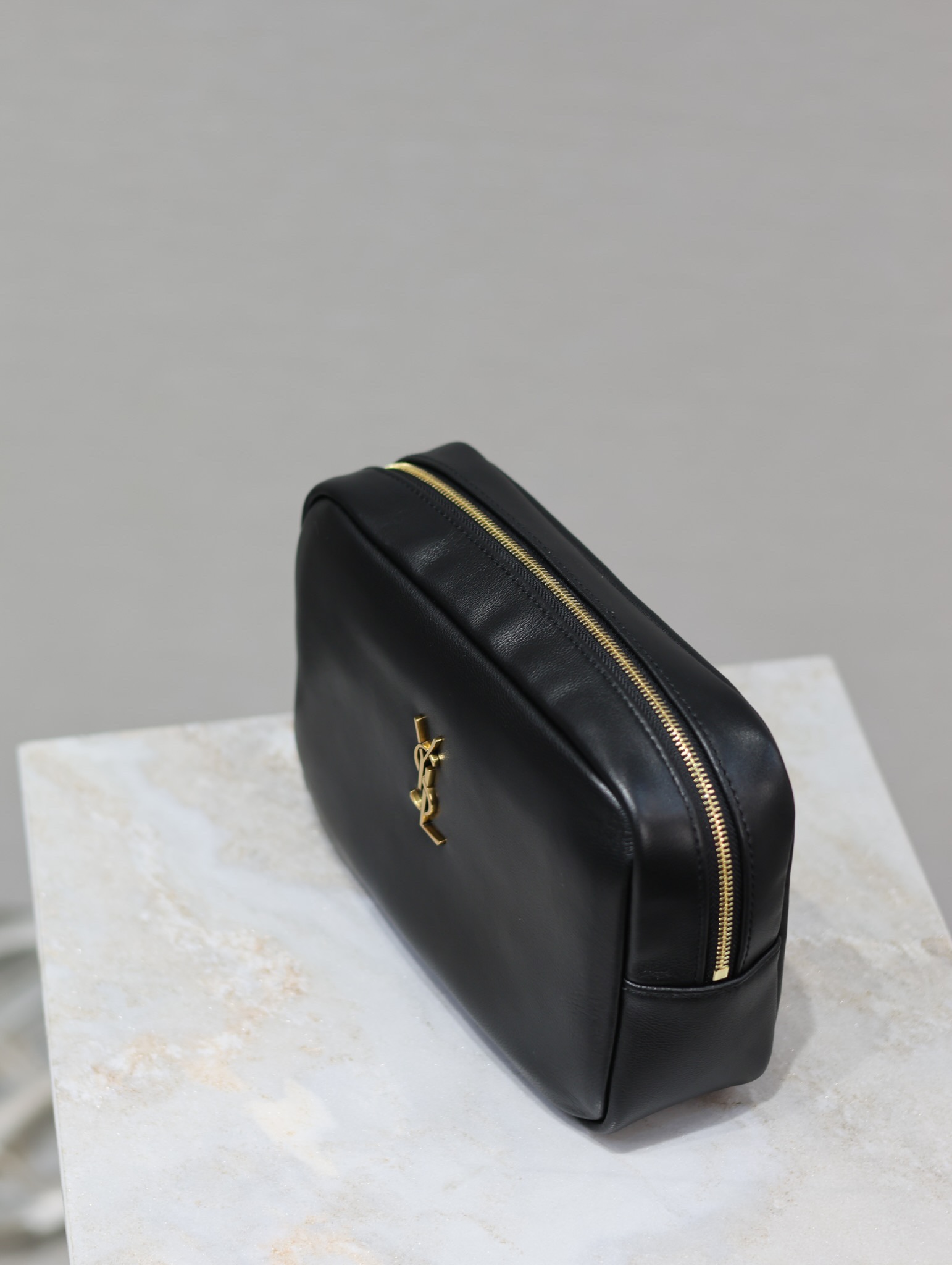 Saint Laurent CALYPSO Makeup Bag in Black