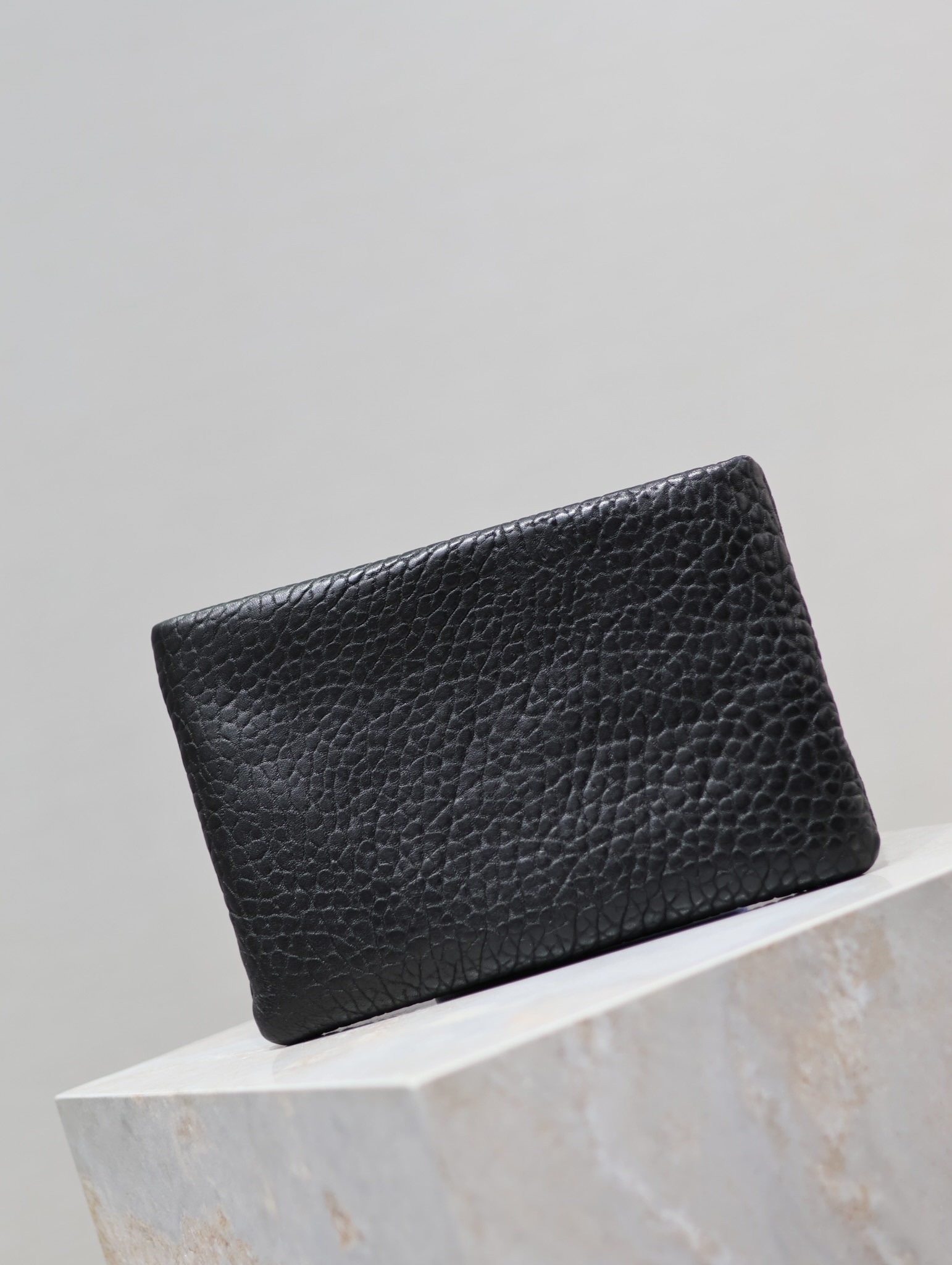 Saint Laurent Monogram Elephant Print Clutch in Black