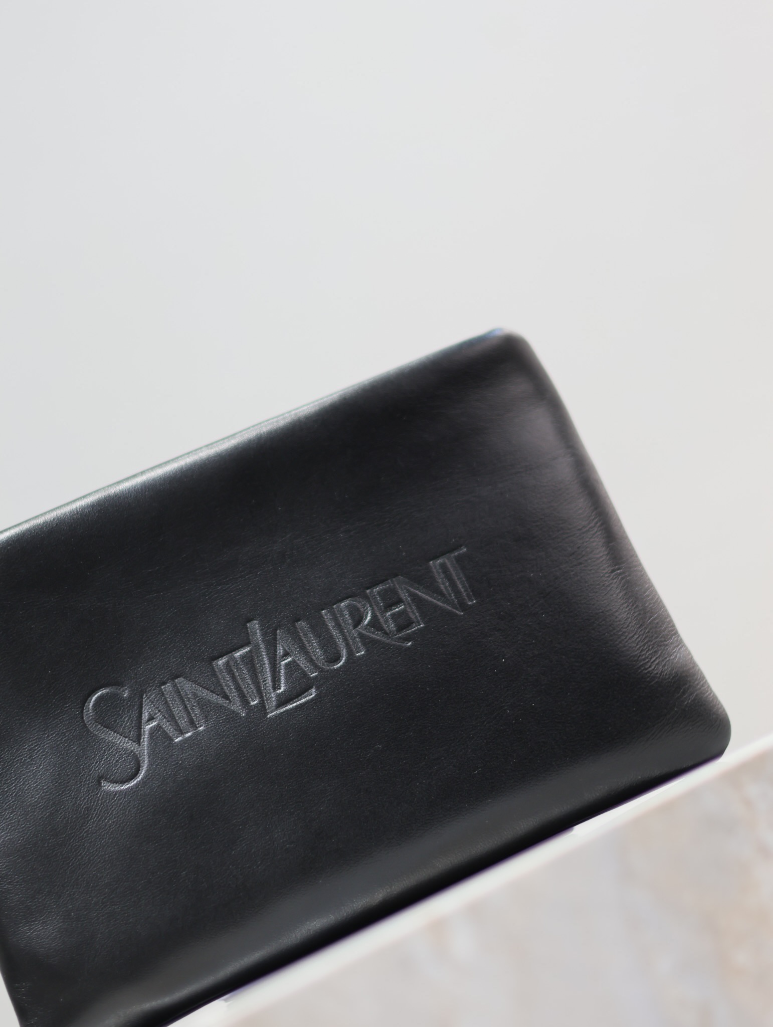 Saint Laurent Monogram Clutch in Black