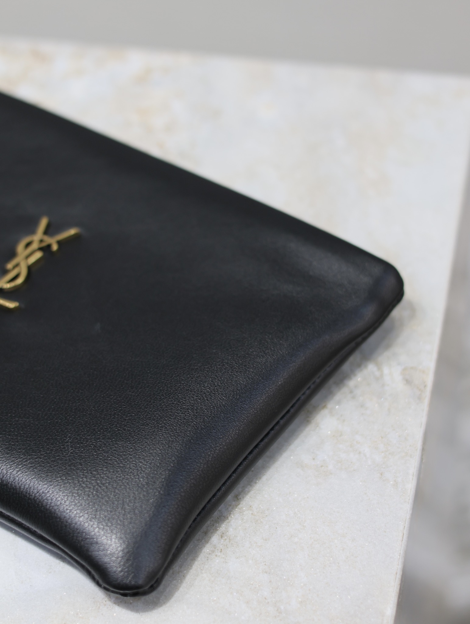 Saint Laurent Calypso Clutch in Black