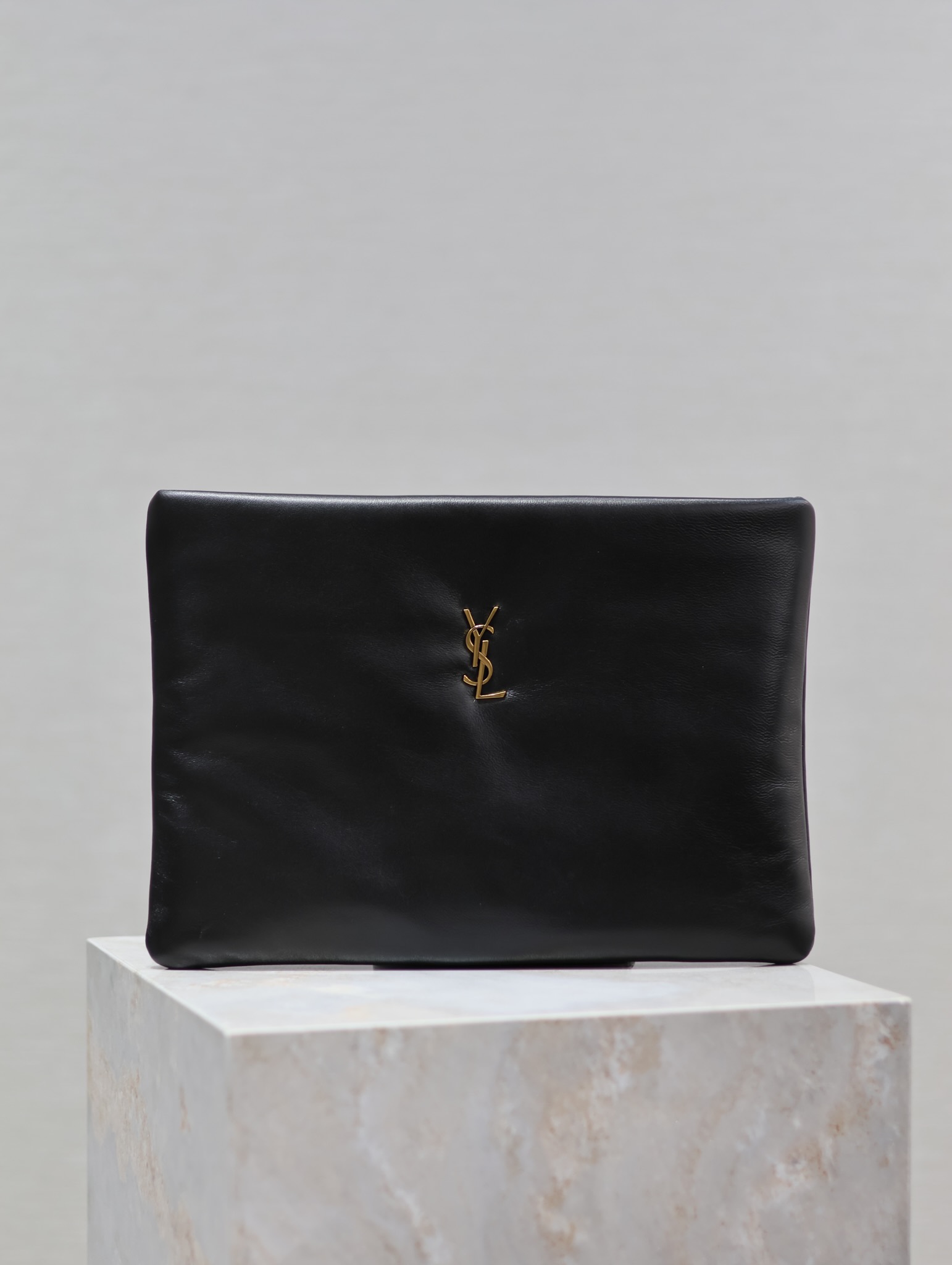 Saint Laurent Calypso Clutch in Black