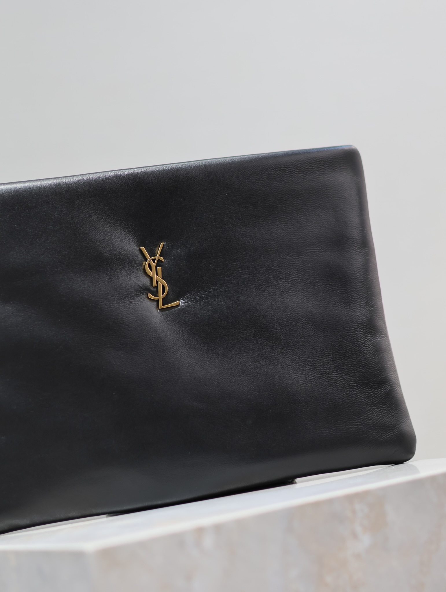 Saint Laurent Calypso Clutch in Black