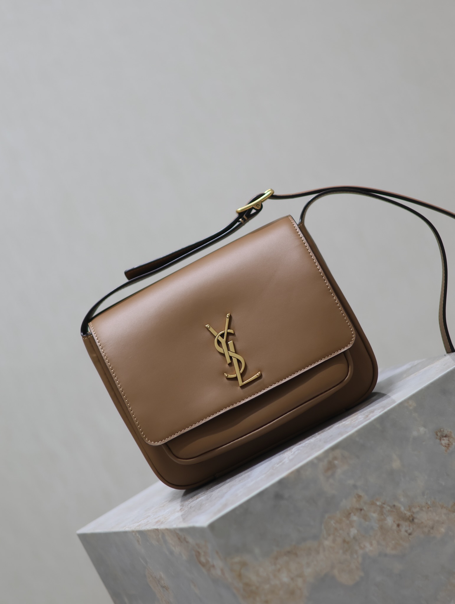 Saint Laurent Niki Baby All-Leather Shoulder Bag