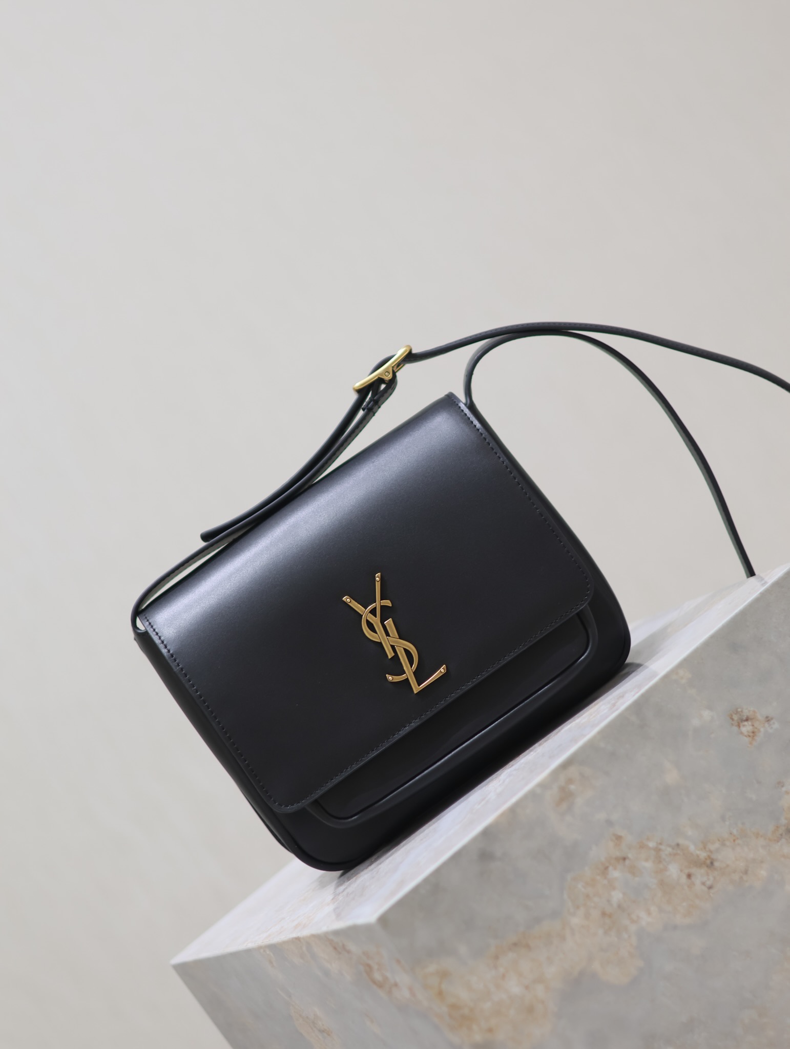 Saint Laurent Niki Baby All-Leather Unisex Shoulder Bag