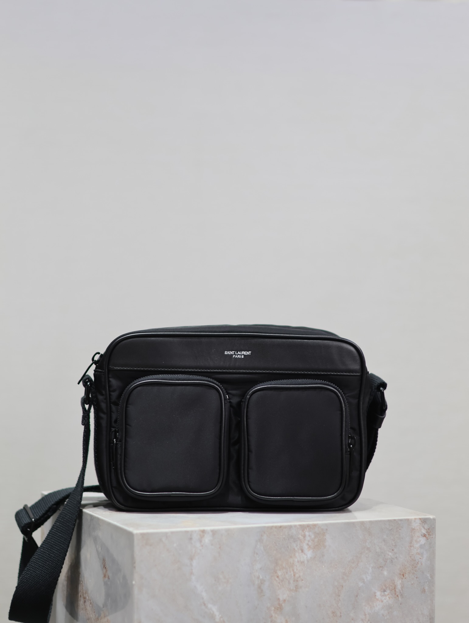 Saint Laurent CITY ECONYL Nylon Camera Bag