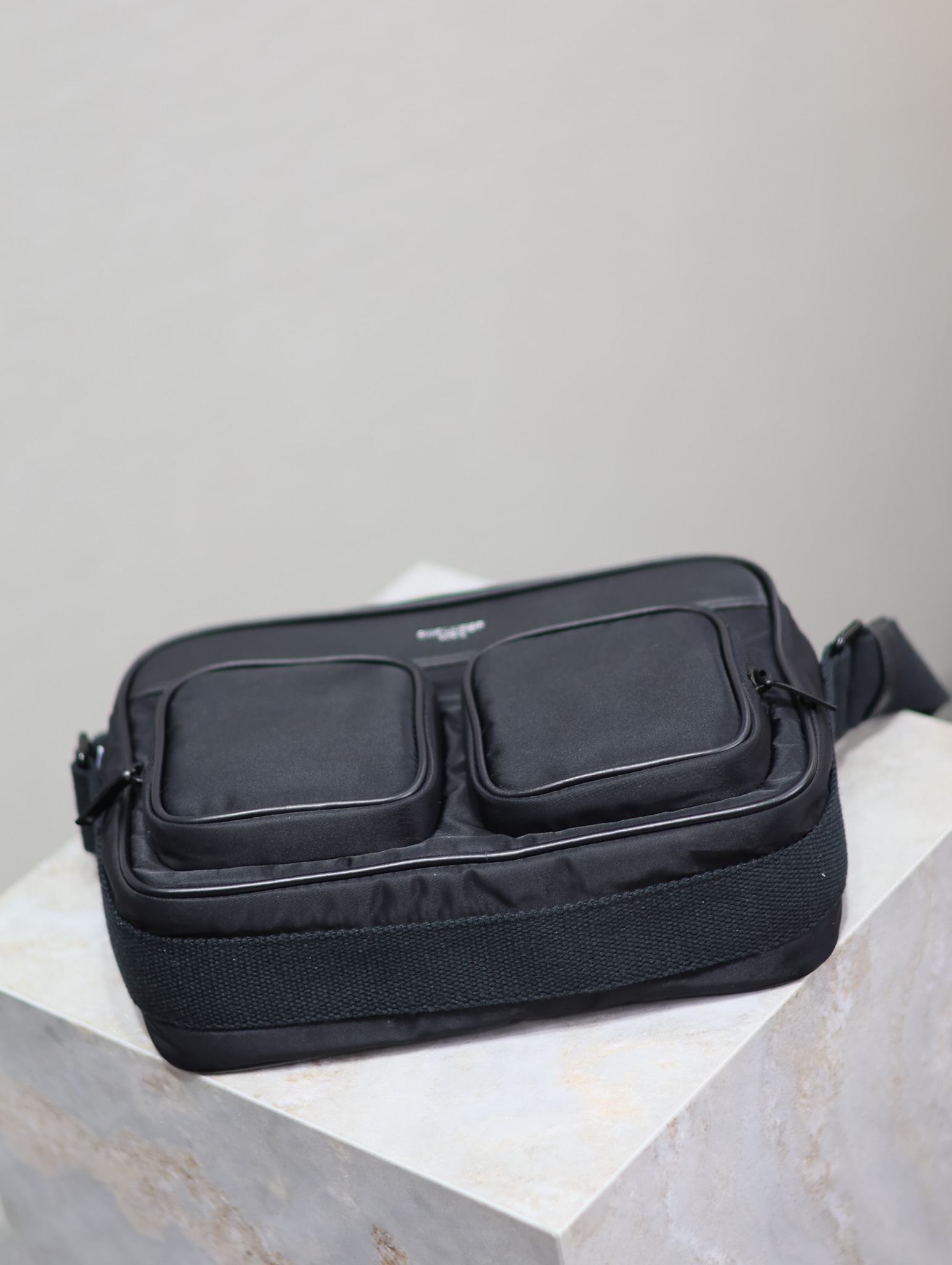 Saint Laurent CITY ECONYL Nylon Camera Bag