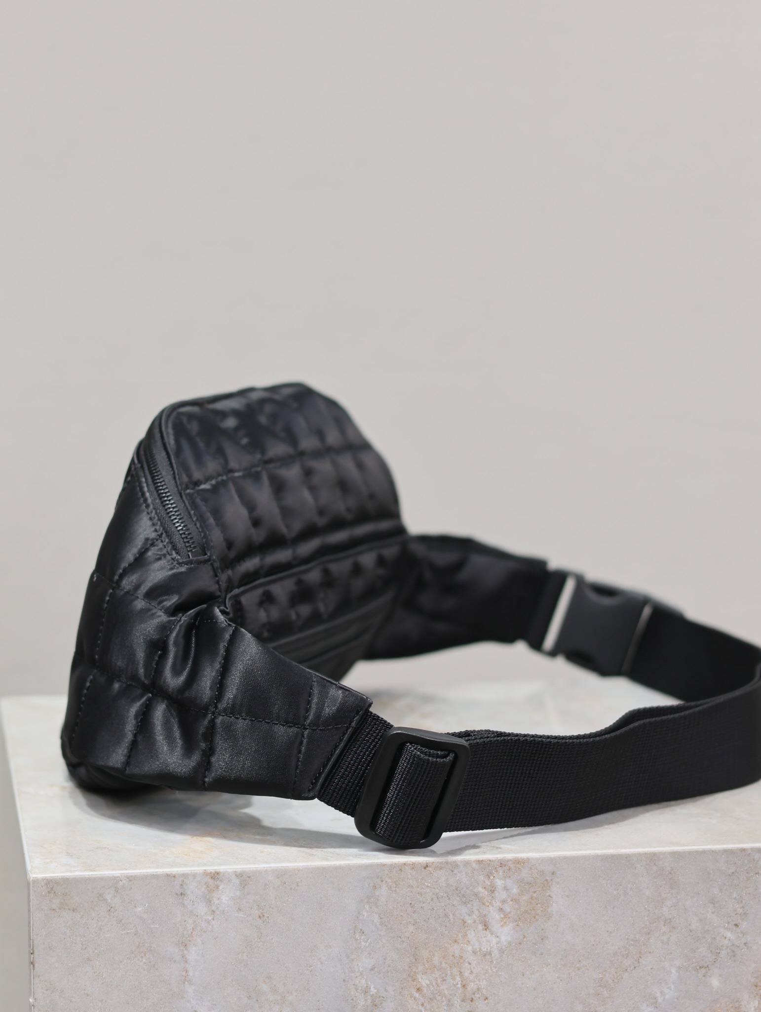 Saint Laurent Checkered Nylon Waist Bag