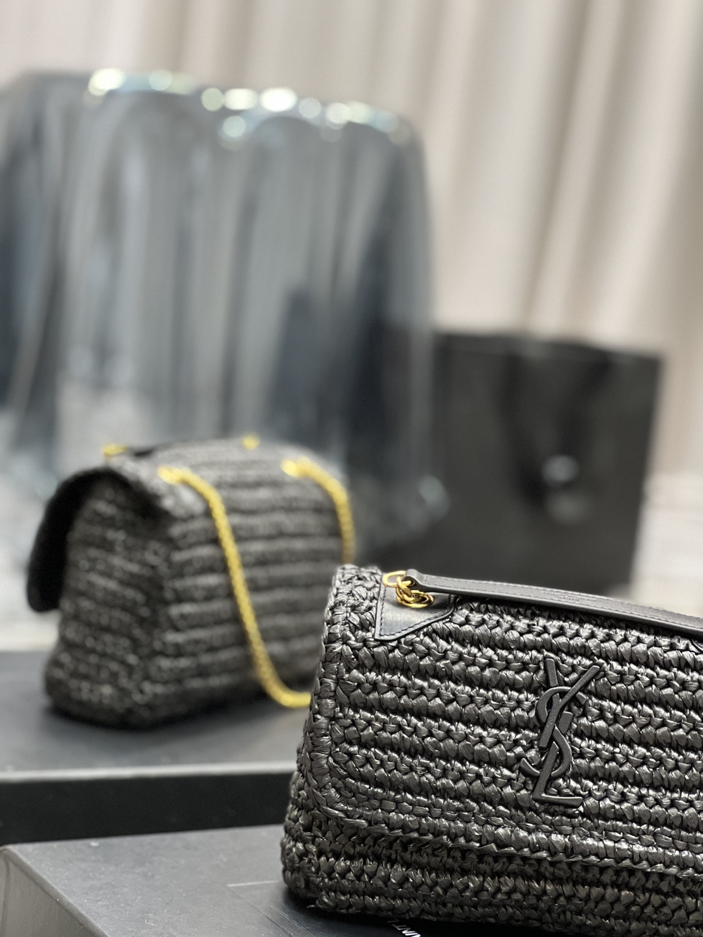 Saint Laurent YSL Niki Woven Bag