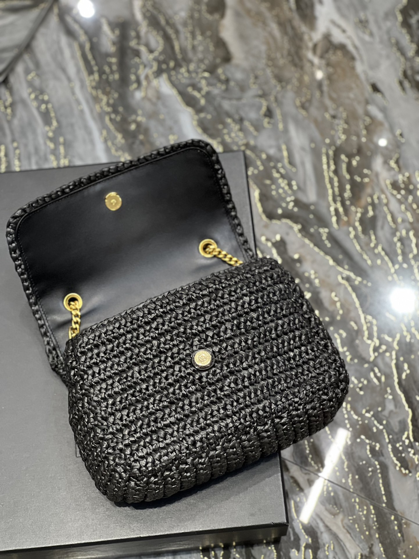 Saint Laurent YSL Niki Woven Bag