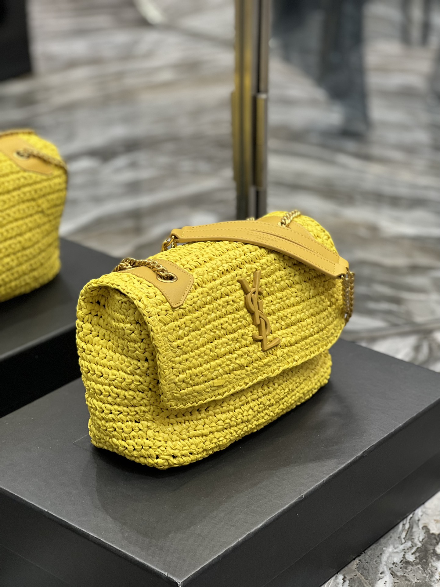 Saint Laurent YSL Niki Woven Bag