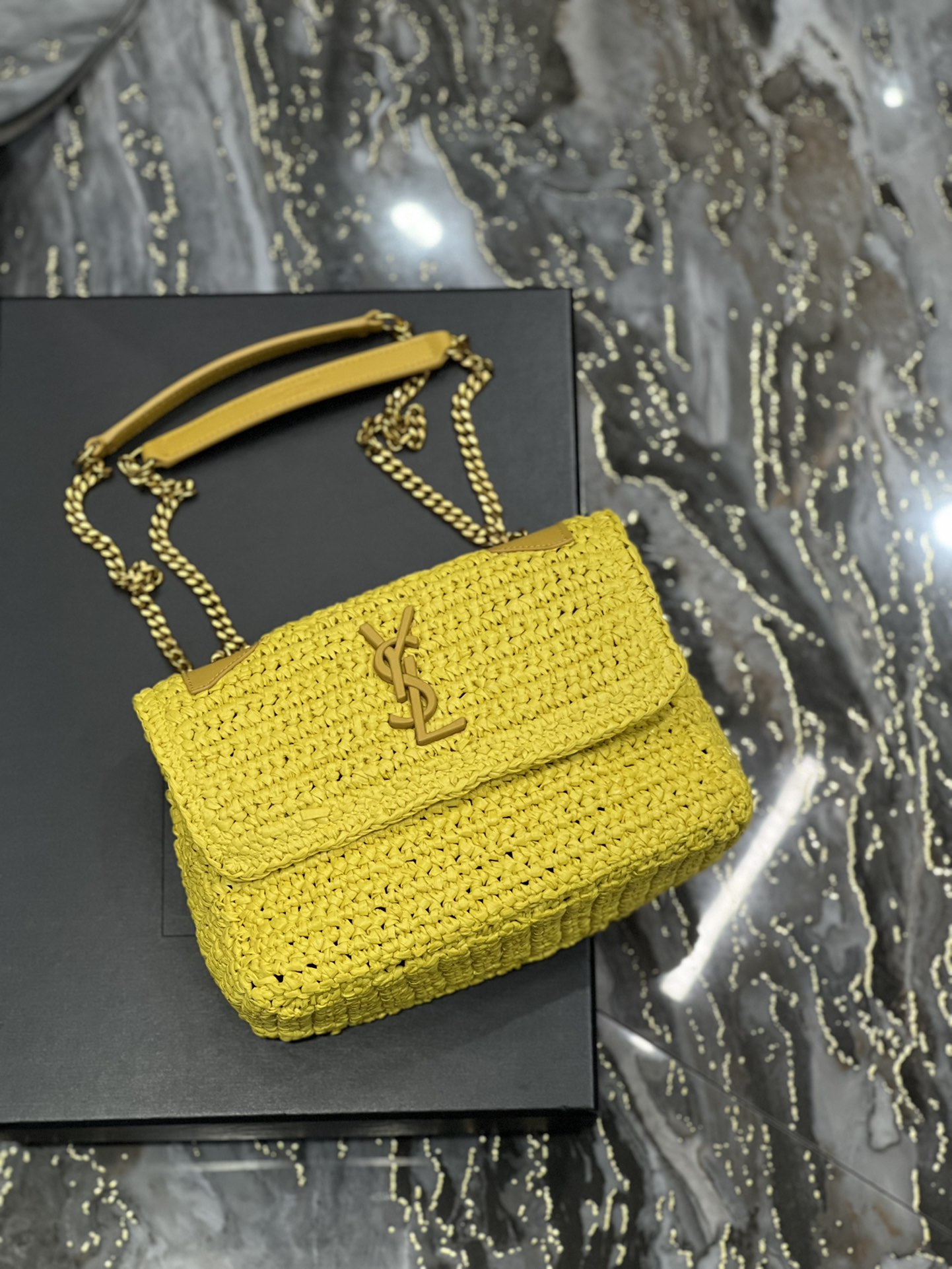 Saint Laurent YSL Niki Woven Bag