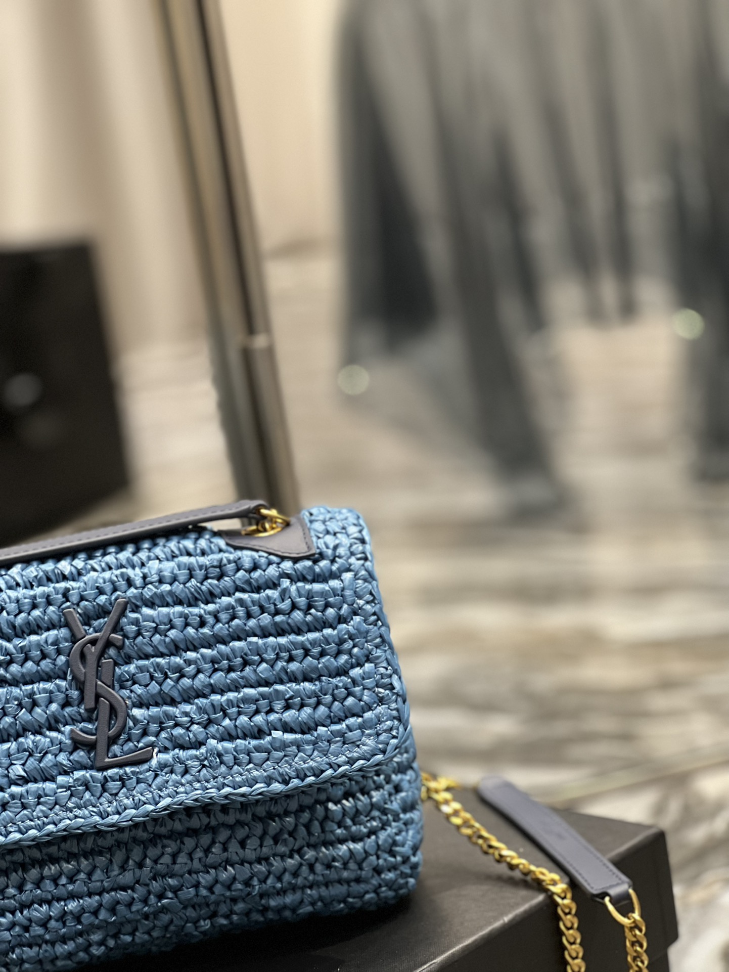 Saint Laurent YSL Niki Woven Bag