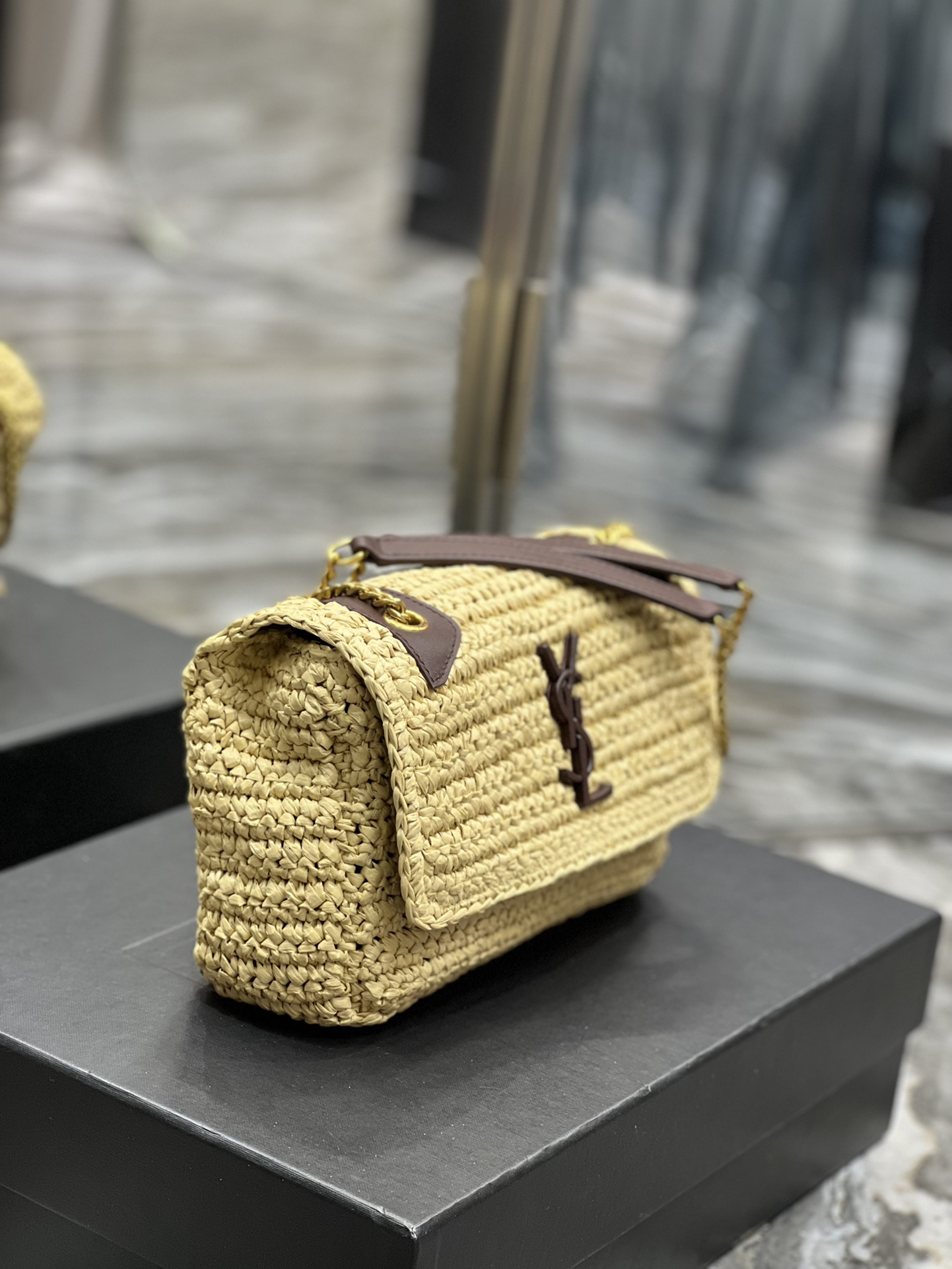 Saint Laurent YSL Niki Woven Bag