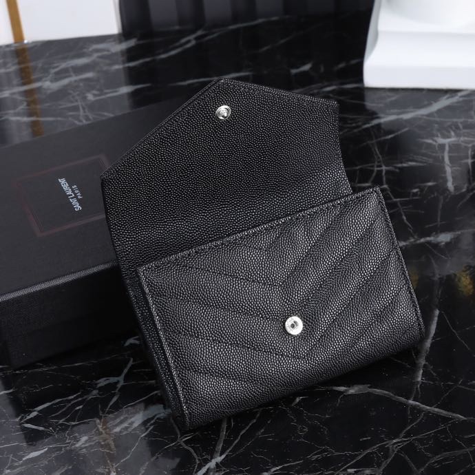 Saint Laurent YSL SLP Two-Fold Short Wallet