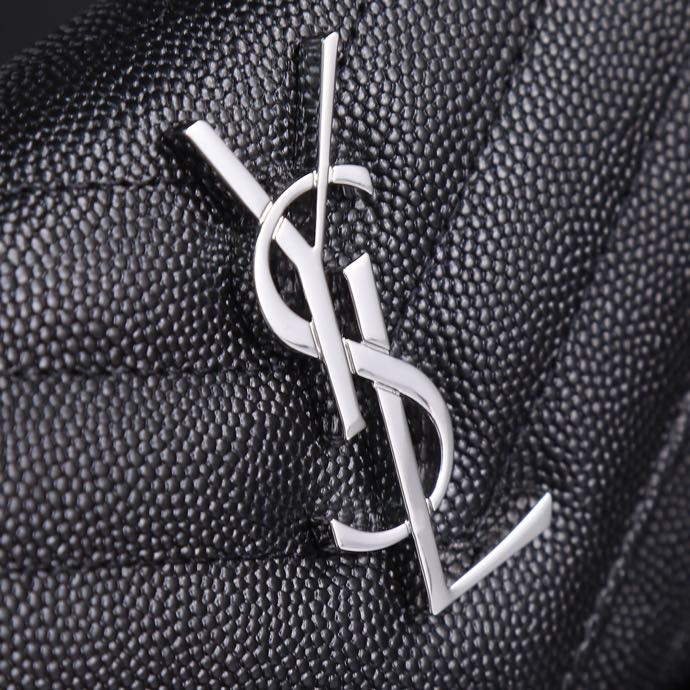 Saint Laurent YSL SLP Two-Fold Short Wallet