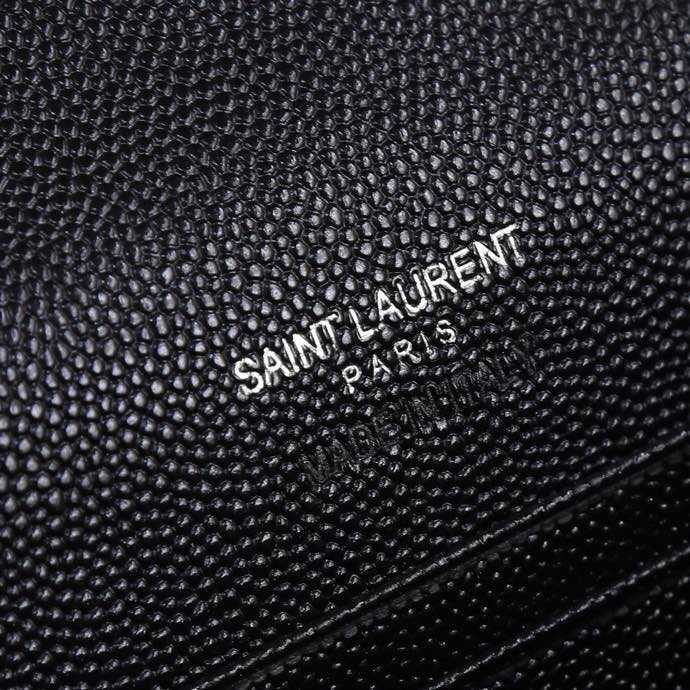 Saint Laurent YSL SLP Two-Fold Short Wallet