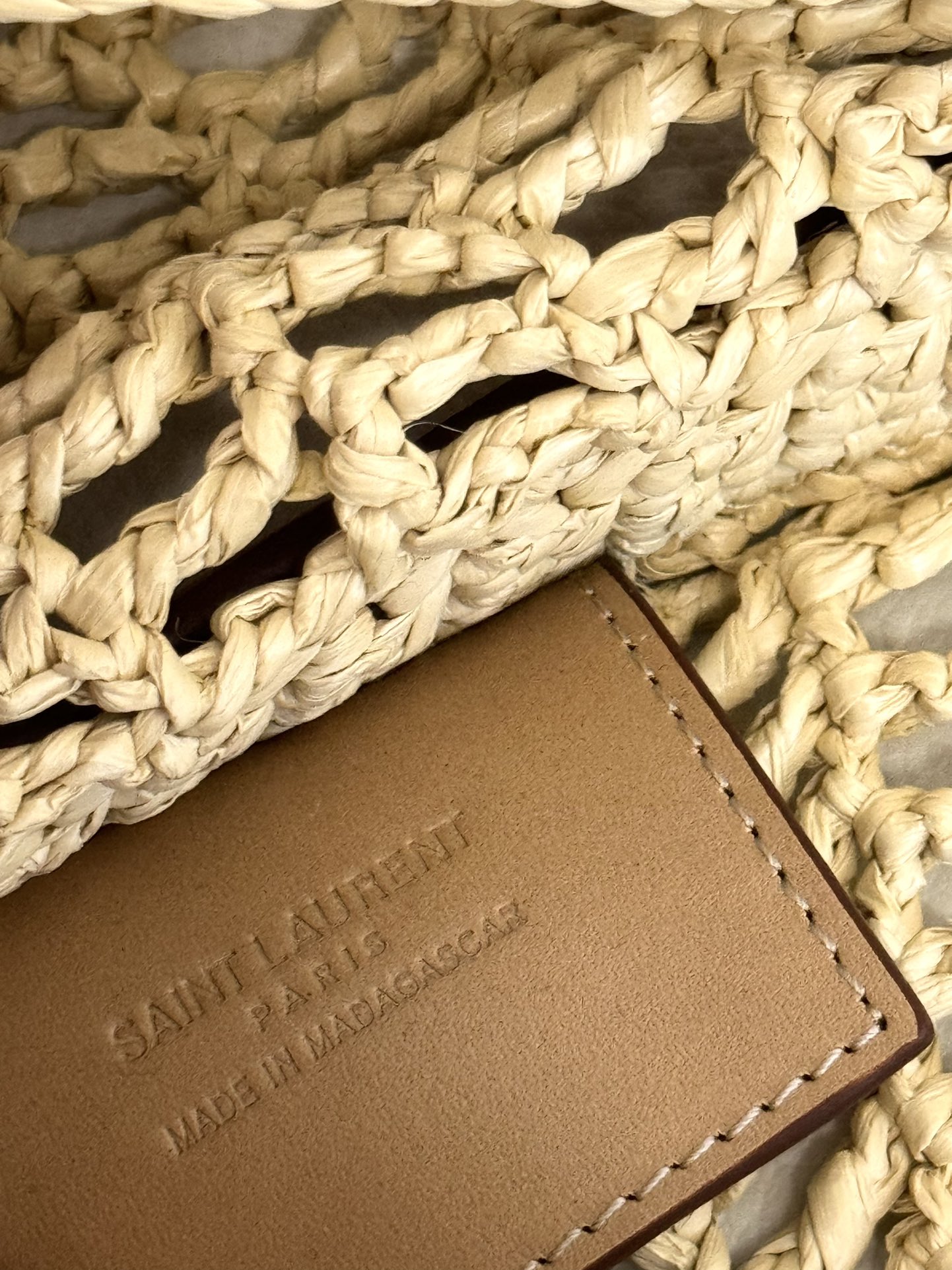 Saint Laurent Oxalis Woven Shoulder Bag