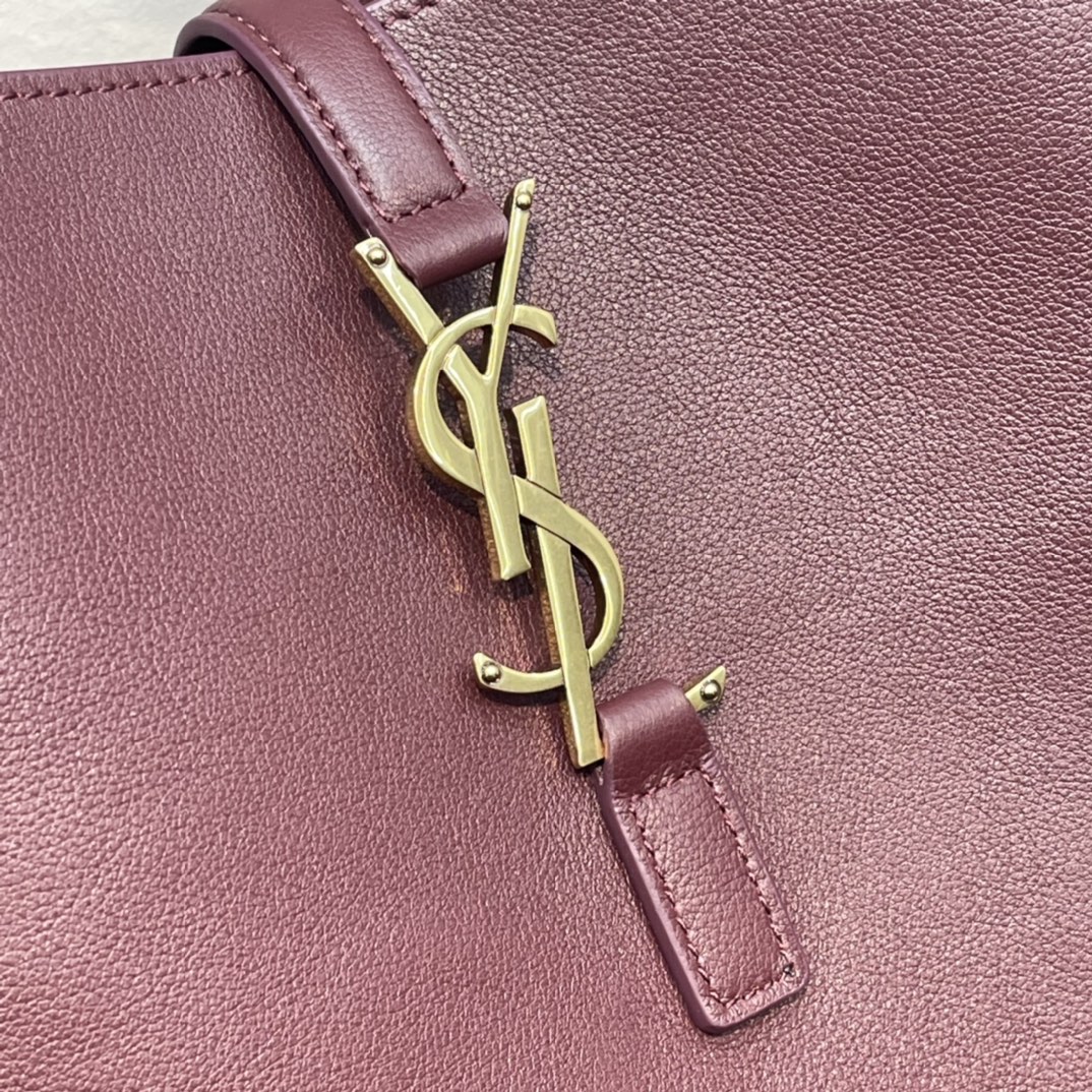 Saint Laurent Rose Hobo Bag Army Red