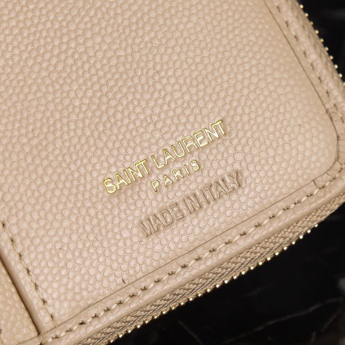 Saint Laurent SLP Short Round Zip Wallet