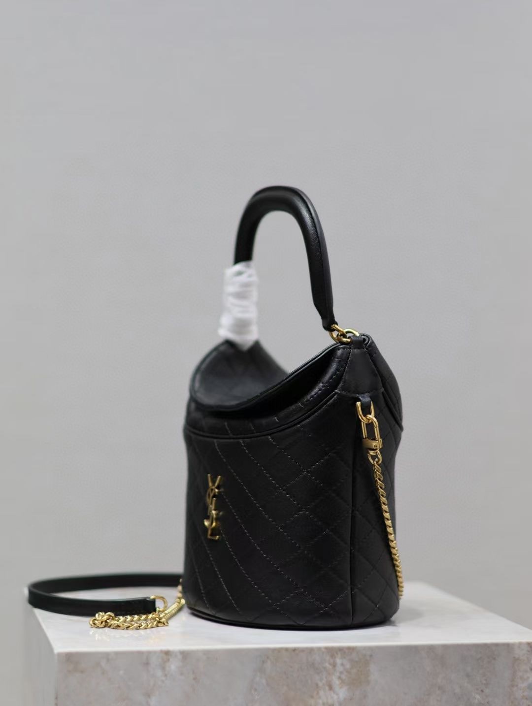 Saint Laurent YSL Gaby Bucket Flap Bag