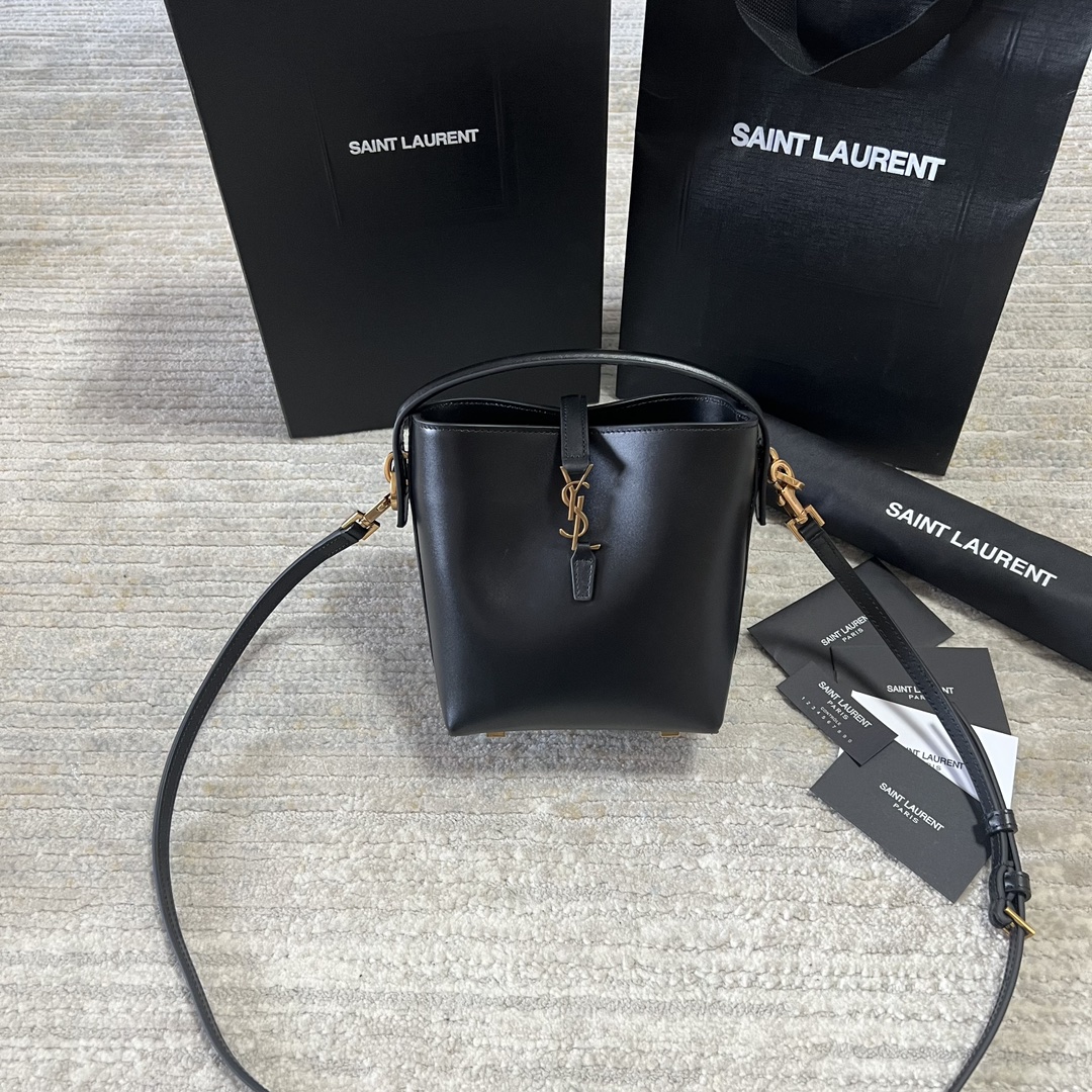 Saint Laurent YSL LE 3 7 Mini Bucket Bag