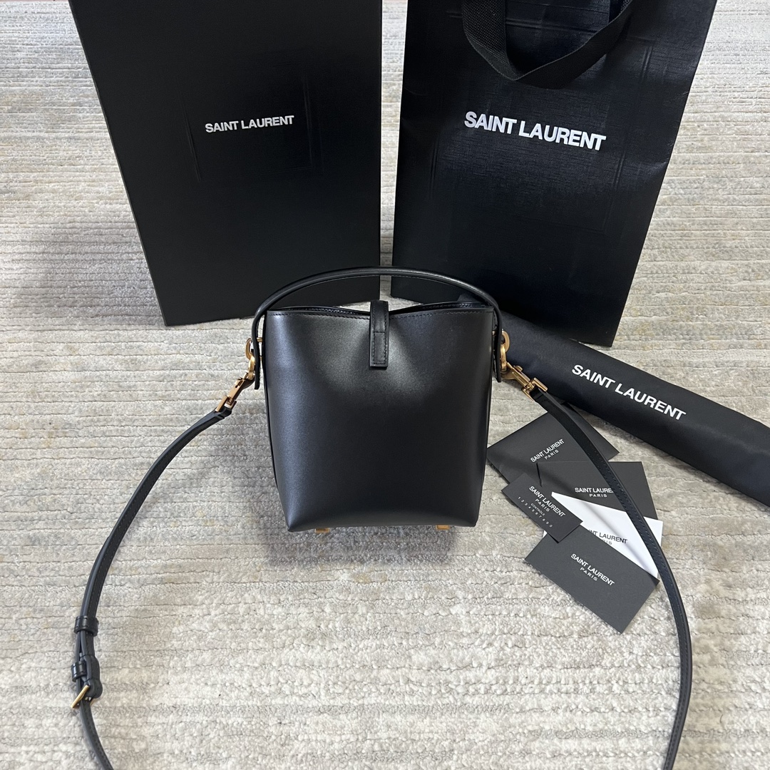 Saint Laurent YSL LE 3 7 Mini Bucket Bag