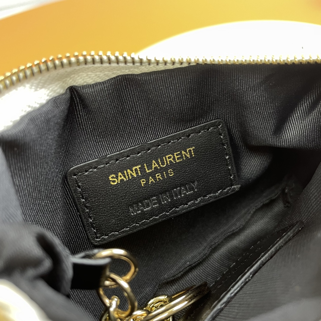 Saint Laurent YSL V-Pattern Key Pouch