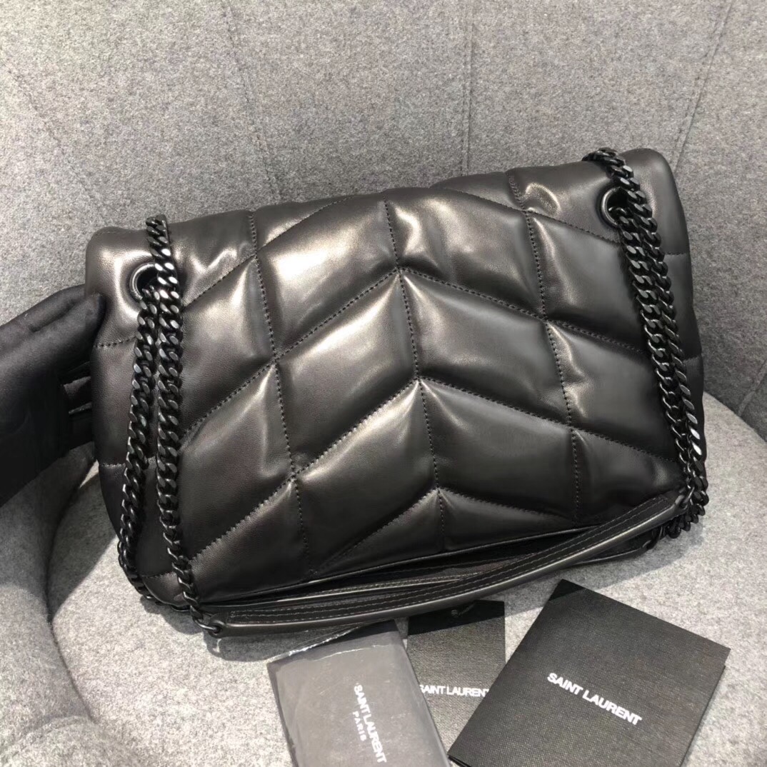 Saint Laurent YSL Lou Lou Puffer Quilted Lambskin Bag