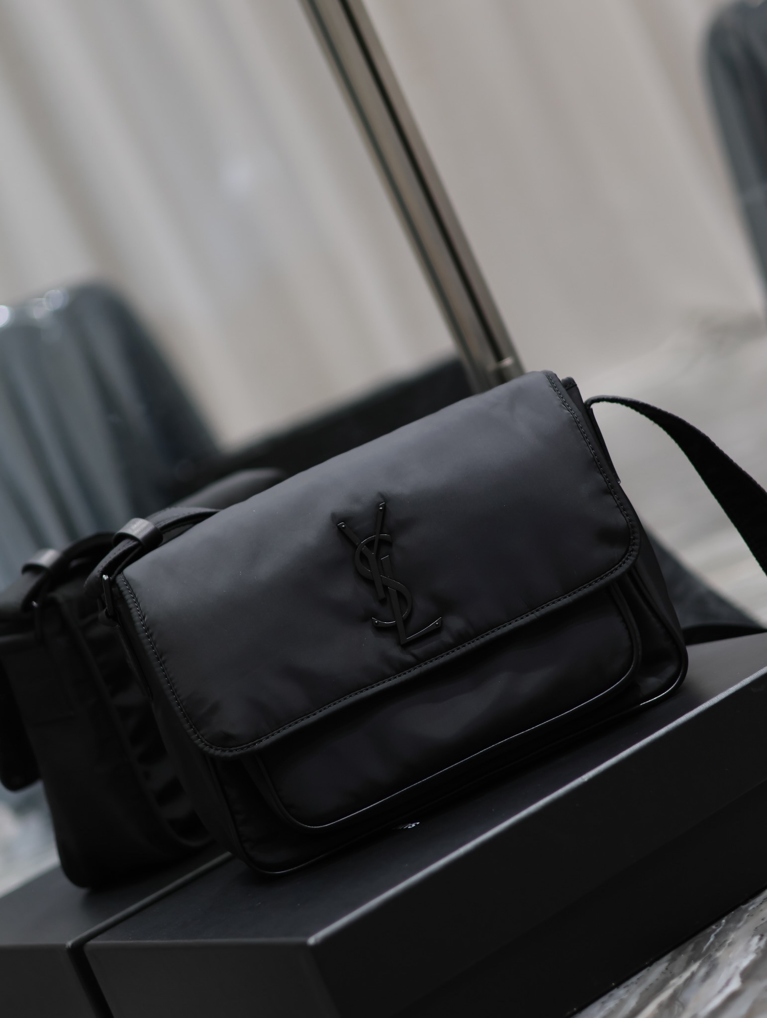 Saint Laurent YSL Niki Nylon Shoulder Bag