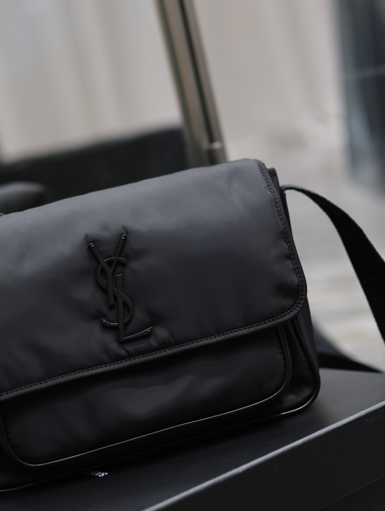 Saint Laurent YSL Niki Nylon Shoulder Bag