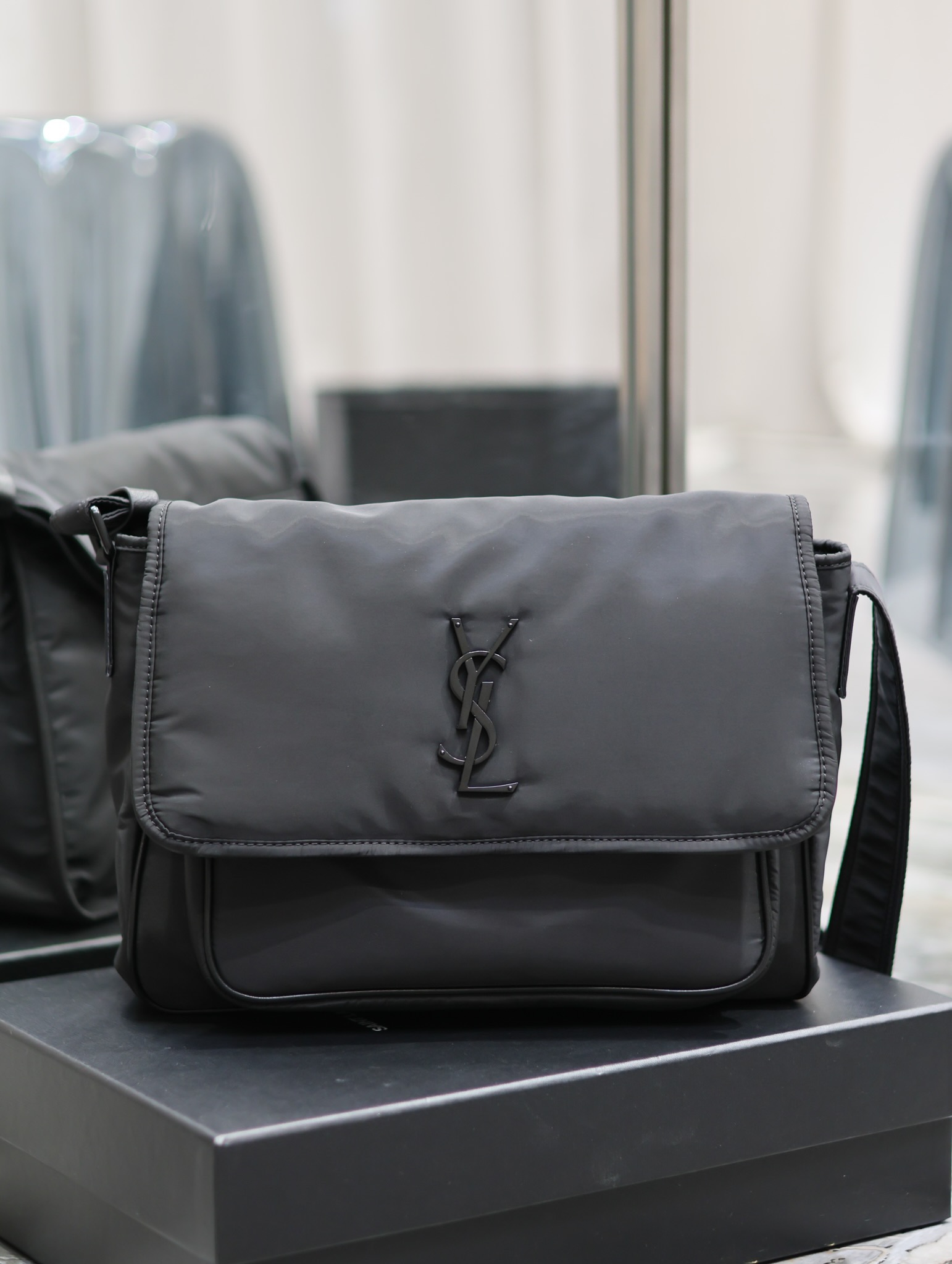 Saint Laurent YSL Niki 32cm Nylon Shoulder Bag